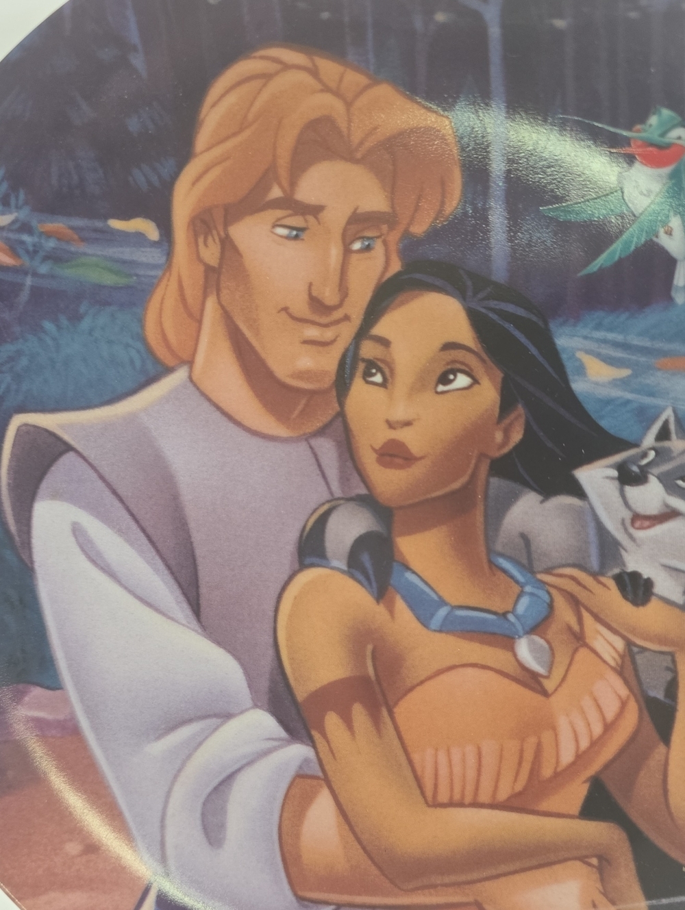 Vintage Disney Pocahontas Collector's Plate Walt Disney Theme Parks & Resorts - Picture 3 of 8